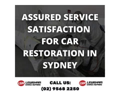 Assured Service Satisfaction for Car Restoration in Sydney
