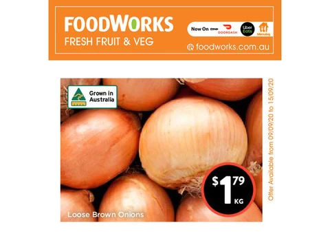 Loose Brown Onions - Essential Item, FoodWorks Clovelly