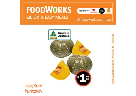 Jap/Kent Pumpkin - Essential Item, FoodWorks Clovelly