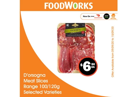 D'orsogna Meat Slices Range - Essential Item, FoodWorks Clovelly