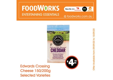 Edwards Crossing Cheese - Essential Item, FoodWorks Clovelly