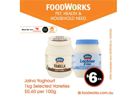 Jalna Yoghour - Essential Item, FoodWorks Clovelly