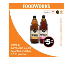 Remedy Kombucha - Essential Item, FoodWorks Clovelly