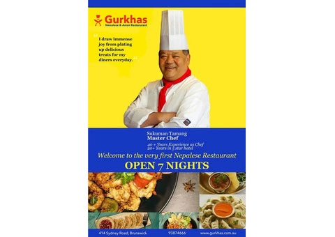 Now order your favourite Nepali cuisines at our restaurant in Brunswick - 3/5