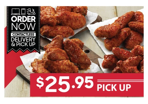 WINGSTREET SAMPLER On Sale Pizza Hut Orange - Orange, NSW