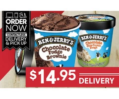 BEN & JERRY'S TUB On Sale Pizza Hut Moorebank - Moorebank, NSW