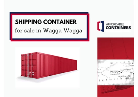 Shipping containers sale in Wagga– Affordable Containers