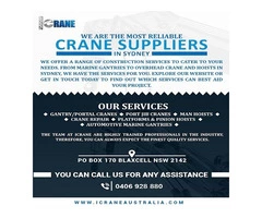 How to Find the Reliable Jib Crane Manufacturers NSW?