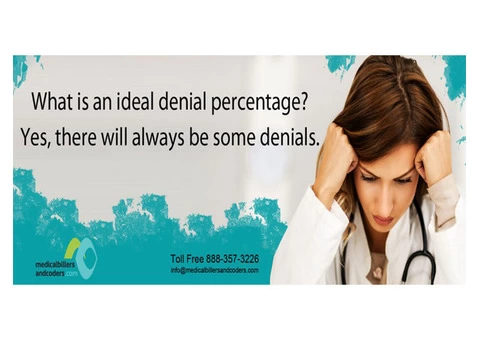 What is an ideal denial percentage? Yes, there will always be some denials