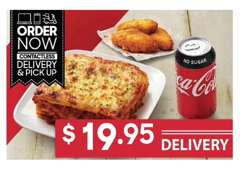 PASTA WINGS MEAL On Sale Pizza Hut Moorebank - Moorebank, NSW