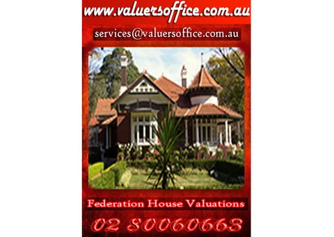 Federation House Valuations