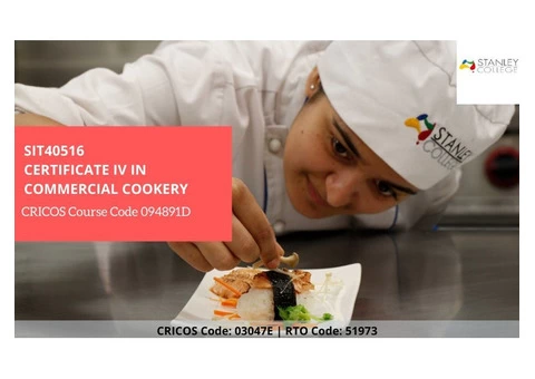 Become a professional chef by doing our certificate 4 in commercial cookery