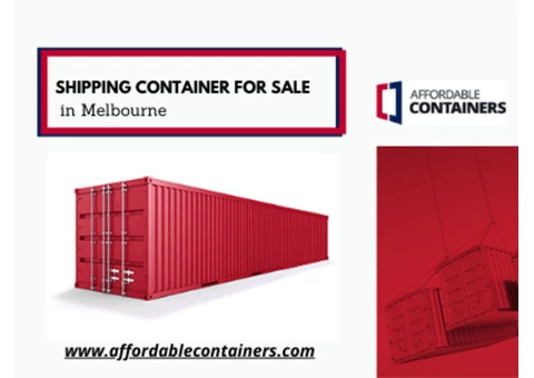 Shipping container for sale in Melbourne – Affordable Containers