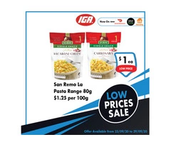 San Remo La Pasta On Sale IGA Ravenswood