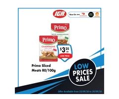 Primo Sliced Meats On Sale IGA Ravenswood