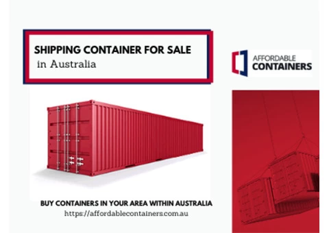 Buy shipping containers in Australia – Affordable Containers
