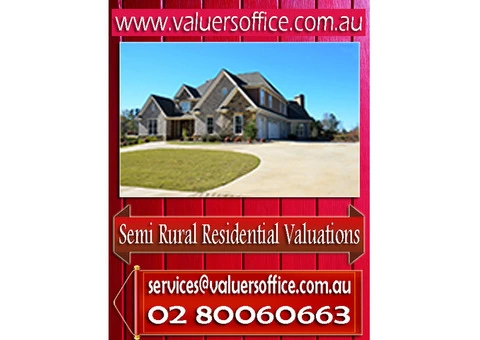 Semi Rural Residential Valuations