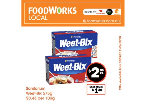 Sanitarium Weet-Bix - Essential Item, FoodWorks Clovelly