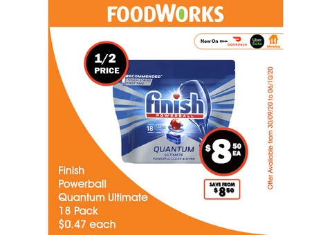 Finish Powerball Quantum - Essential Item, FoodWorks Clovelly
