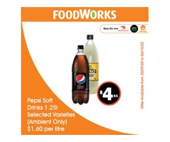 Pepsi Soft Drinks - Essential Item, FoodWorks Clovelly