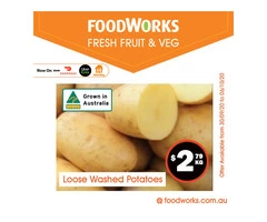 Loose Washed Potatoes - Essential Item, FoodWorks Clovelly