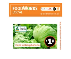 Crips Iceberg Lettuce - Essential Item, FoodWorks Clovelly