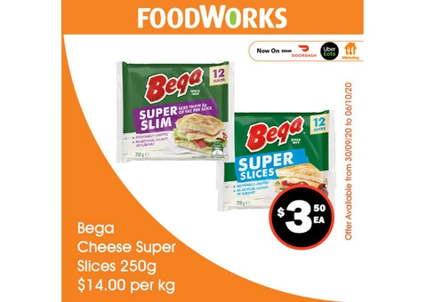 Bega Cheese Super Slices - Essential Item, FoodWorks Clovelly