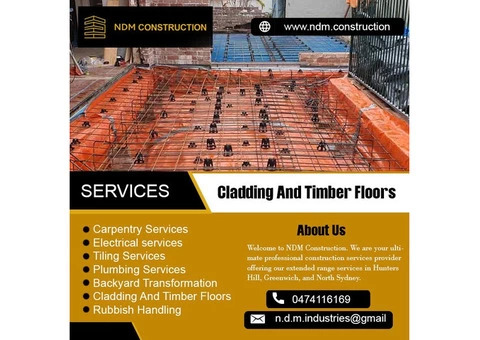 Want Cladding and Timber Floors Hunters Hill?