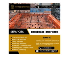 Want Cladding and Timber Floors Hunters Hill?