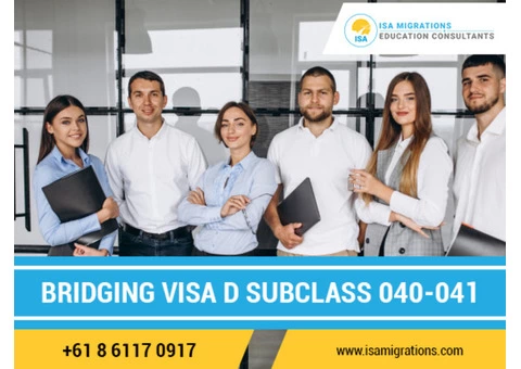 Bridging Visa D Subclass 040  | Migration Agent Perth
