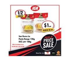San REmo La Pasta Range - Grocery Item, IGA Ravenswood