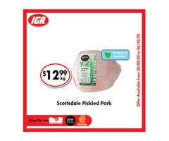 Scottsdale Pickled Pork - Grocery Item, IGA Ravenswood
