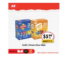 Smith's Potato Chips - Grocery Item, IGA Ravenswood