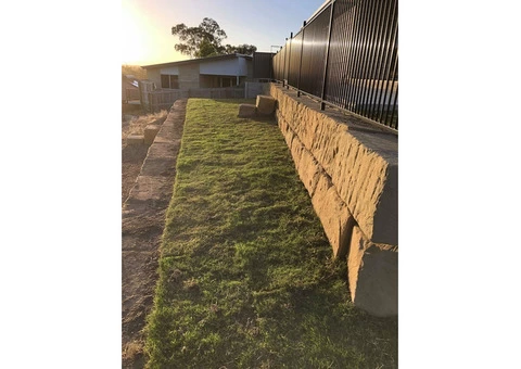 Multi-level Turfing project check! - Rogers Little Loaders. - 3/8