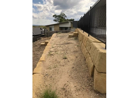 Multi-level Turfing project check! - Rogers Little Loaders. - 4/8