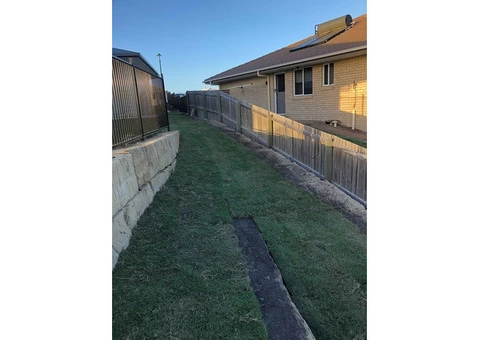 Multi-level Turfing project check! - Rogers Little Loaders. - 7/8