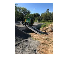 Garden Retaining Wall - Rogers Little Loaders.
