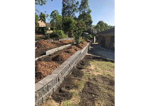 Double Decker garden beds top soiled - Rogers Little Loaders. - 5/6