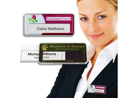 Reusable Name Badges