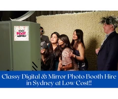 Classy Digital & Mirror Photo Booth Hire in Sydney at Low Cost!! | Call : 1300 140 310