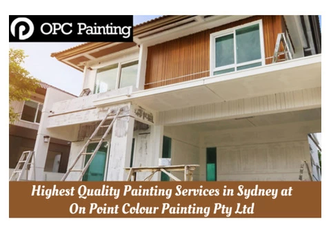 Highest Quality Painting Services in Sydney at On Point Colour Painting Pty Ltd - 1/7