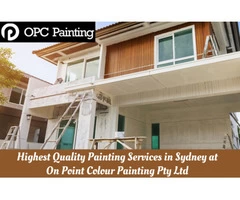 Highest Quality Painting Services in Sydney at On Point Colour Painting Pty Ltd