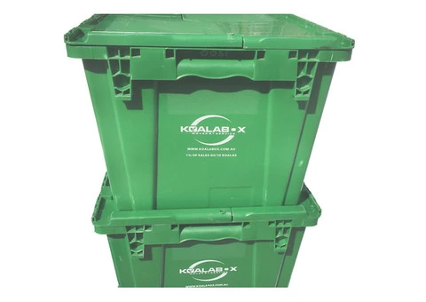 Optimum convenience using plastic moving boxes - 2/6
