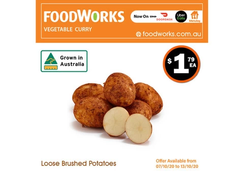Loose Brushed Potatoes - Essential Item, FoodWorks Clovelly