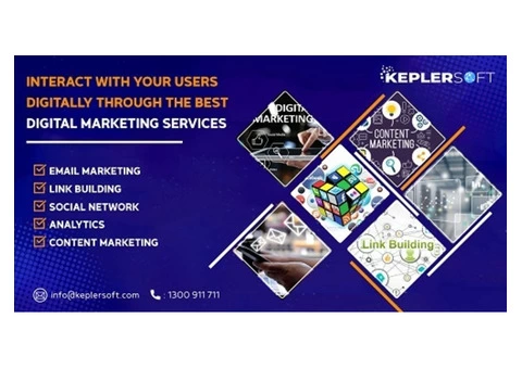 Interact With Your Users Digitally Through The Best Digital Marketing Services