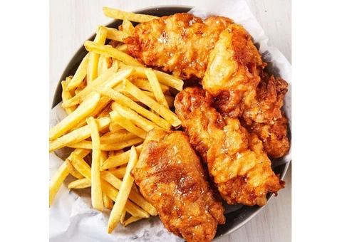 Fish and Chips with Beer or Wine in the CBD Perth.