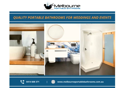High Quality Portable Bathrooms for Weddings and Events!