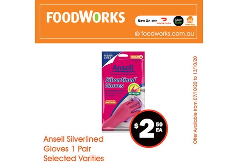 Ansell Silverlined Gloves - Essential Item, FoodWorks Clovelly