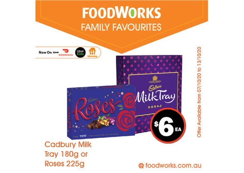 Cadbury Milk Tray - Essential Item, FoodWorks Clovelly