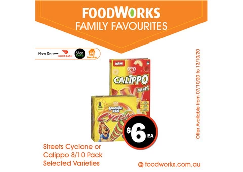 Streets Cyclone or Calippo - Essential Item, FoodWorks Clovelly